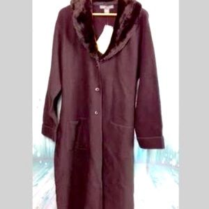 Jessica Halbrook Longline Brown Coat